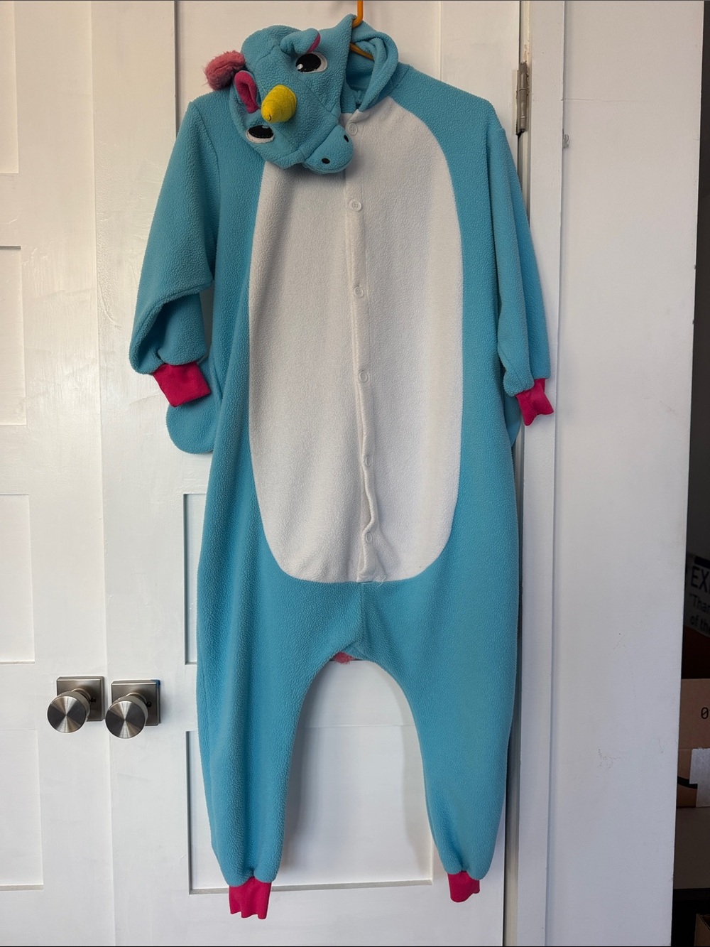 Kids Blue Unicorn Costume with Hood
